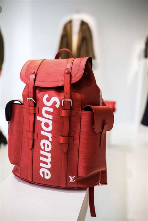 supreme backpack louis vuitton fake|louis vuitton supreme backpack price.